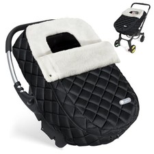Winter Car Seat Cover, Warm Winter Carseat Cover for Baby Boys  Girls, Black