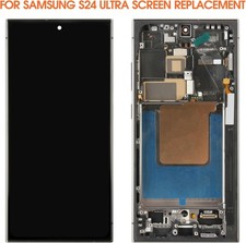 USA For Samsung Galaxy S24 Ultra S928 OLED Display Touch Screen Digitizer Frame