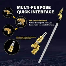 39'' Car Radiator Cleaning Wand with 25° Fan Nozzle, Power Washer 4500PSI