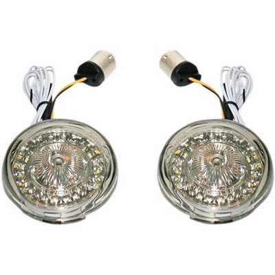 Custom Dynamics Probeam Bullet Style LED Blinker grau vorne für Harley 11-24 EC