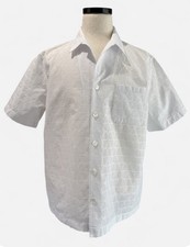 Valentino Iconographe Cotton Poplin Men Shirt Size 46 IT