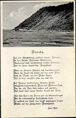 Ak Koserow an der Ostsee Usedom, Streckelberg, Vineta, Hans Bosse,... - 3945091