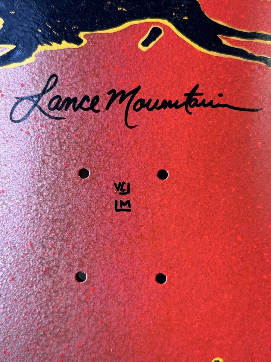 Lance Mountain Skateboard Deck Hand Painted and SIGNED future