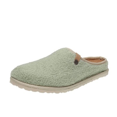 Inblu warme Hausschuhe aus grünem Stoff - Größe 40 [26,2 cm] Damenschuhe