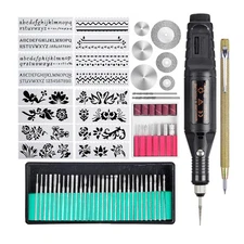 1 Set Engraving Tool Kit, Electric Micro Engraver Carving Etching