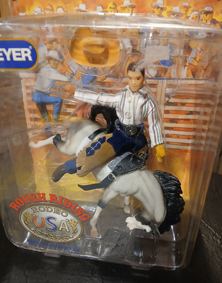 Bryer Rough Riding Western Action Series -Bucking Horse Set #6012 NIB
