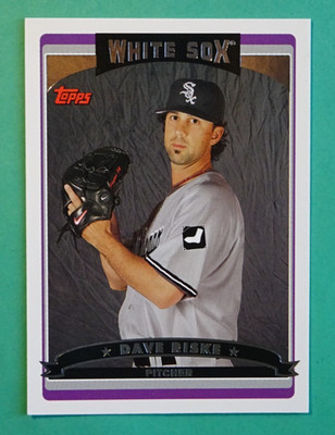 2006 Topps Updates & Highlights DAVE RISKE #UH32 (EX) White Sox pitcher Baseball