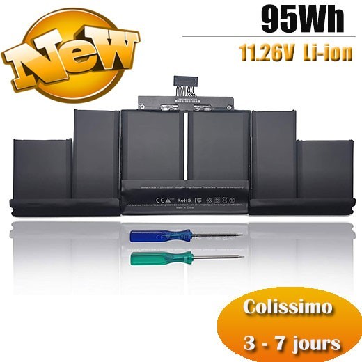 Batterie A1494 pour Macbook Pro 15 Retina afin de réparer la charge