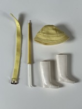 Vintage Barbie 949 Stormy Weather Rain or Shine Umbrella Hat Belt Accessories