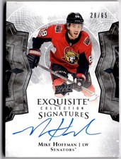 2017-18 UD Ice Mike Hoffman ES-MH Exquisite Collection - Signatures /65 Senators