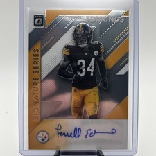 Terrell Edmunds 2020 Panini Donruss Optic Autograph Auto Ss-te Nfl Steelers