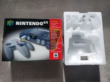 Nintendo 64 N64 Console Box & Poly Insert - V G Condition & Extra 007 Sleeve