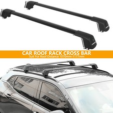 Car SUV Flush Rail Cross Bar Roof Top Rack Luggage Cargo Carrier Crossbars
