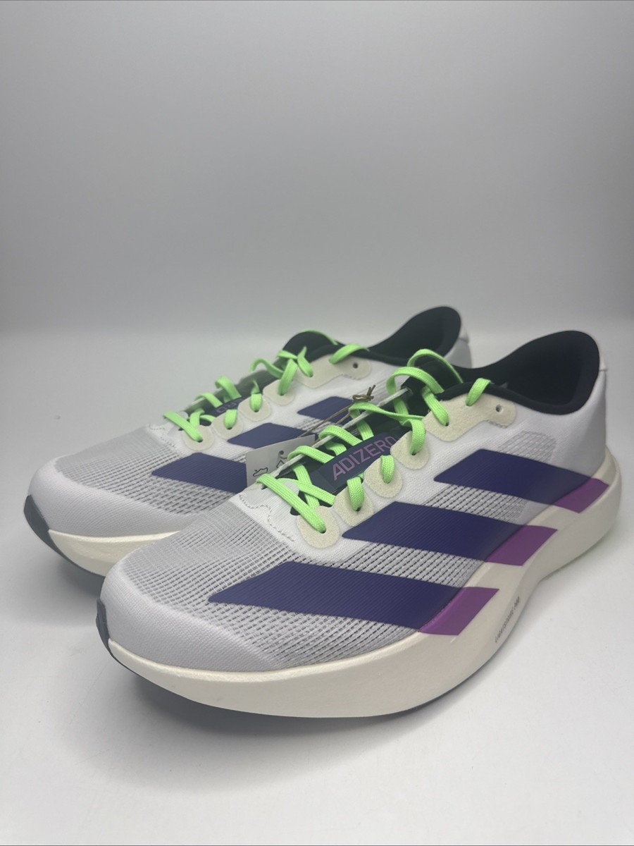 Adidas ADIZERO EVO SL White Collegiate Purple (JS4495) *NEW  display picture 1
