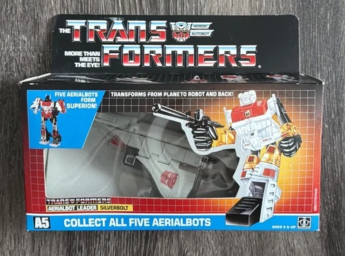 New ListingSilverbolt W/ BOX & INSERT 100% Complete 1986 G1 Transformers Hasbro Vintage