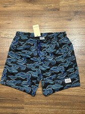 Scotch & Soda Wave-print Swim Shorts mens Size L Brand New