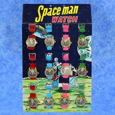 1969 Apollo LEM LUNAR LANDER  Command Module TOY WATCH DISPLAY Rare 