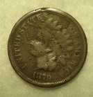 1879 Indian Head Cent.  Readable date.  FREE shipping.