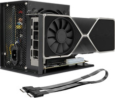 Pcie 4.0 X4 64Gbps Compatible Egpu DOCK, with Oculink SFF-8612 8311 to Pcie X16