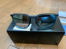 Oakley Thurso Polarized Sport Sunglasses Matte Crystal Black 1.7in fit, used