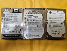 WD Toshiba Seagate Lot 3 2.5in SATA Laptop HDD WD2500BEKT ST9250827AS