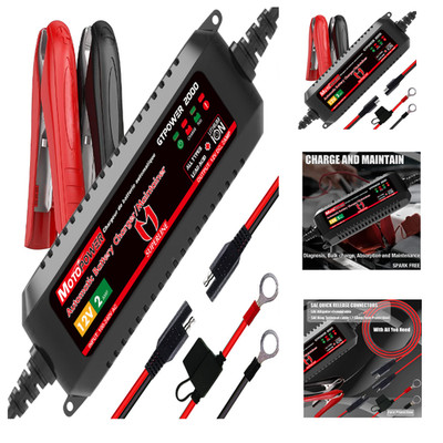 MOTOPOWER MP00207A 12V 2Amp Smart Ladegerät für Ble