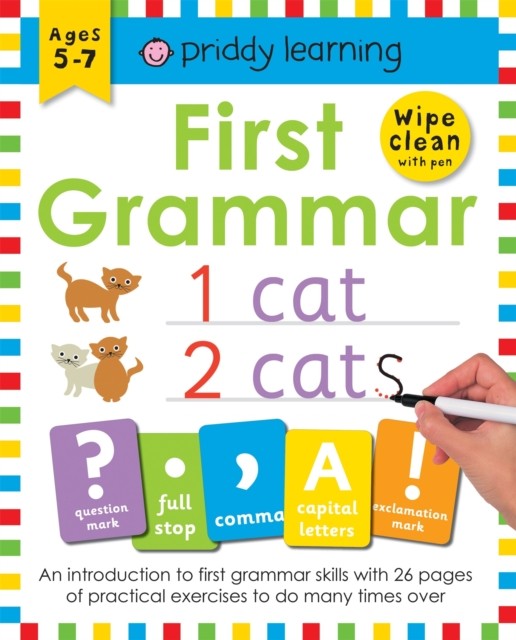 First Grammar Wipe Clean Workbooks by Priddy Books (Spiral bound)