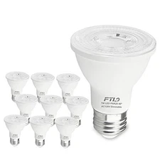  PAR20 LED Bulbs 5000K 7W 600LM 50W 60W Equivalent, Dimmable Daylight White