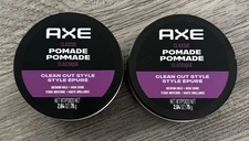 AXE Clean Cut Look Pomade Classic Styling, 2.64 oz, Lot of 2