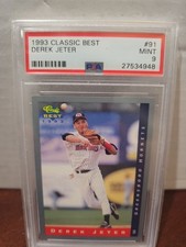 1993 Classic Best Minor League Derek Jeter #91 (RC) PSA 9