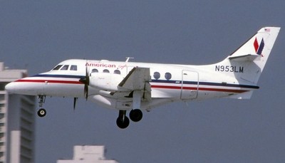 BAE Jetstream 31 American Eagle Desktop Wood Airplane New Model Large Scale 1/48