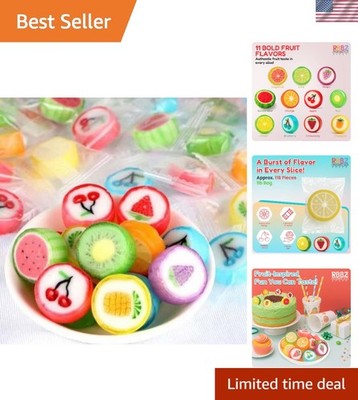 Fruit Slices Hard Candy Assortment - 1 lb for Candy Buffets and Parties