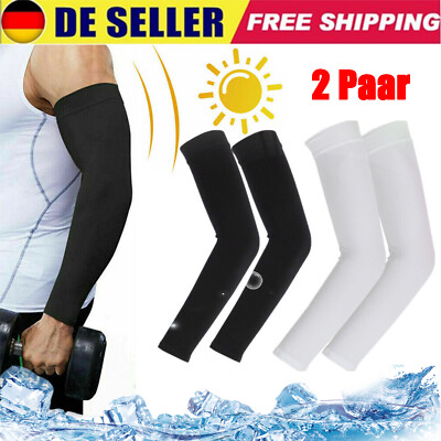 Sport-Ärmel mit UV-Sonnenschutz - Atmungsaktive Armlinge für Sommeraktivitäten