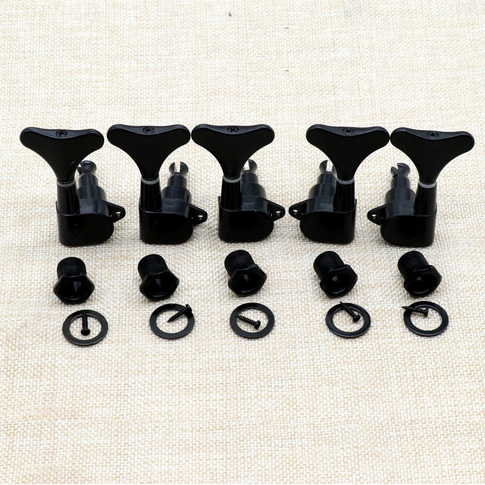 Bass Tuning Pegs Tuners Machine Heads for 5 String Guitar Sealed 2L3R
