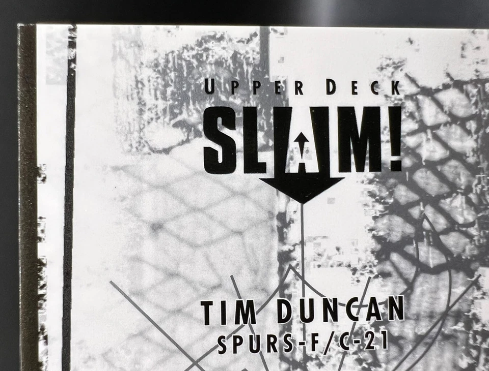 2005 Upper Deck Slam Dunk Swatches Tim Duncan NM+ NBA Game Worn Spurs Jersey - Image 2 of 4
