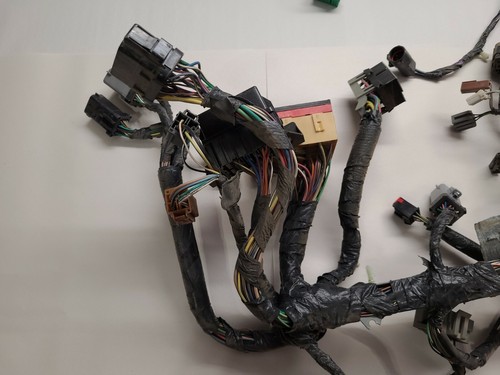 1999 2000 2001 Ford Mustang V6 Manual Dash Wiring Harness OEM XR33-14401-AH - Picture 2 of 6