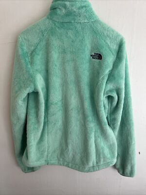 The North Face MINT GREEN Osito Full Zip Soft Fleece Jacket S