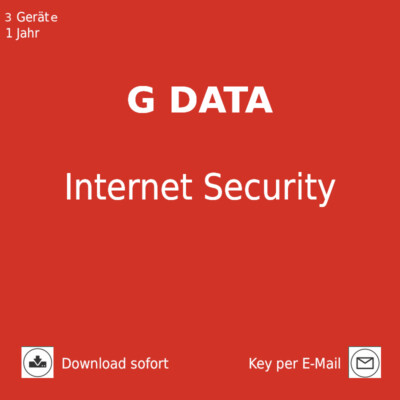 G DATA Internet Security 2026 -Multi Device-, 3 Geräte, 1 Jahr, Download