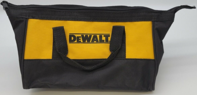 Details about   Genuine Dewalt Heavy Duty Nylon Tool Bag 9” x 9” x 7” 