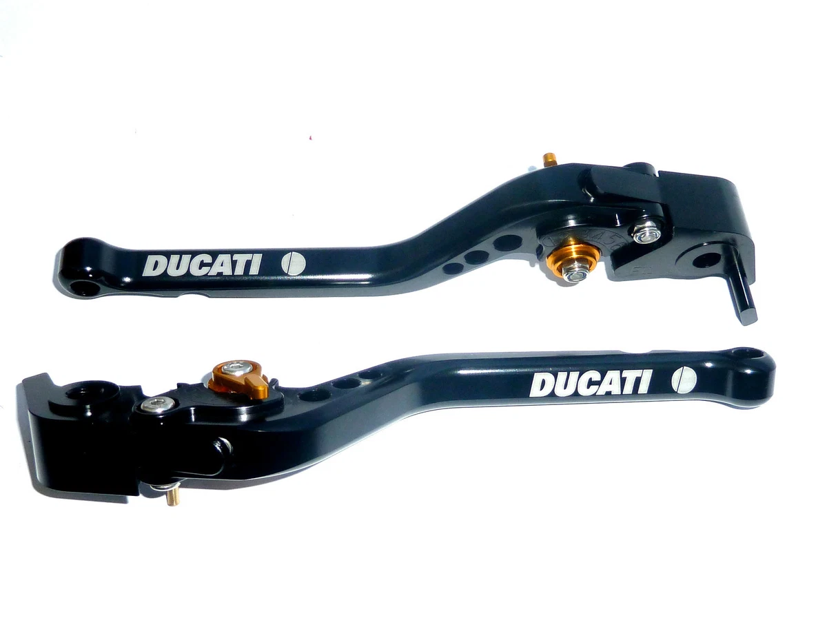 Ducati PANIGALE V2 V2S V2R LONG BLACK BRAKE CLUTCH LEVERS SET