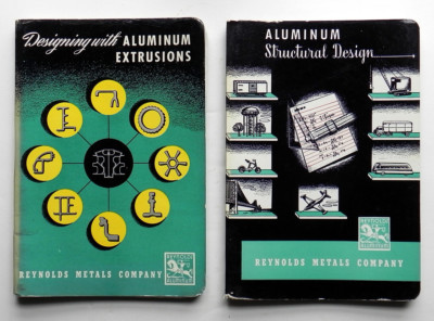 Vintage REYNOLDS METALS Co CATALOGS Structural Aluminum DESIGN MANUALS 1951-2