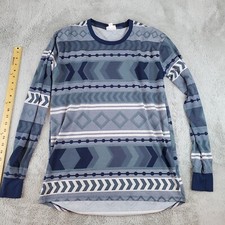 Lularoe Shirt Dress Womens Sz XS Black Gray Aztec Southwest Longsleeve Pullover