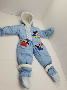 Vintage1984 Walt Disney Comp Babies Mickey By Mighty Mac One Piece Coat Size 12m Ebay