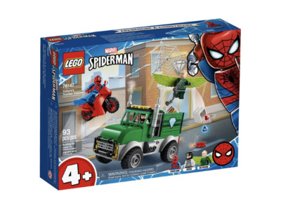 ロイヤル出品　8/18 LEGO Marvel spider-man Vulture's Trucker Robbery 76147 93 Pcs ages