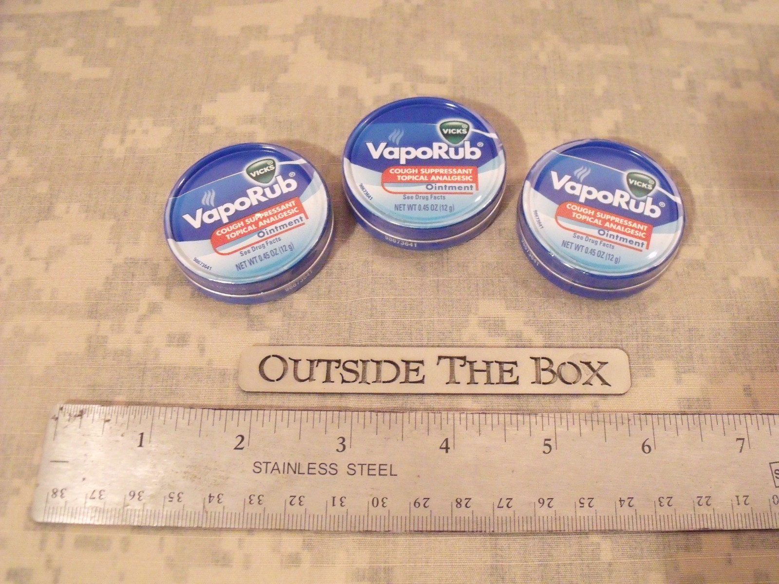 Vicks Vaporub 12gr 0 45oz 6 Pack Pocket Size For Sale Online Ebay