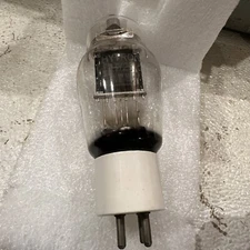 Hytron HY-25 Vacuum Tube Ceramic Vintage Radio (shelf48box6)