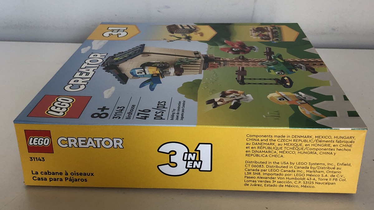 LEGO 31143 Creator 3 in 1 Birdhouse 476pcs New 673419379328| eBay