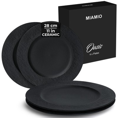 11 Inch Set Of 4 Dinner Plates/ceramic Plate Set Crockery Set Modern Plates Micr
