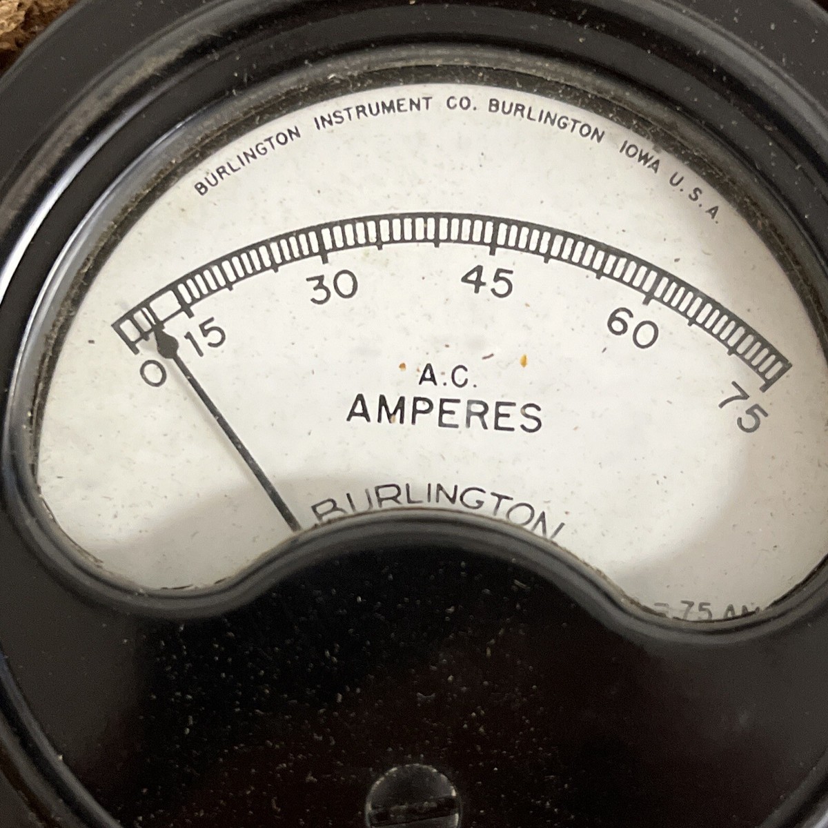 Vintage Burlington Instrument Company - F.S. =75 amp - A.C.