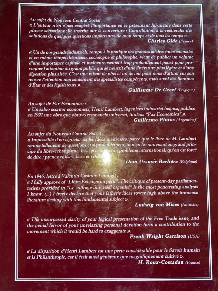 Jean-Louis van Belle Henri Lambert 1862-1934 grand penseur verrerie philosophe - Photo 2/2